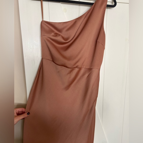 BHLDN Copper Satin Gown - Picture 4 of 6